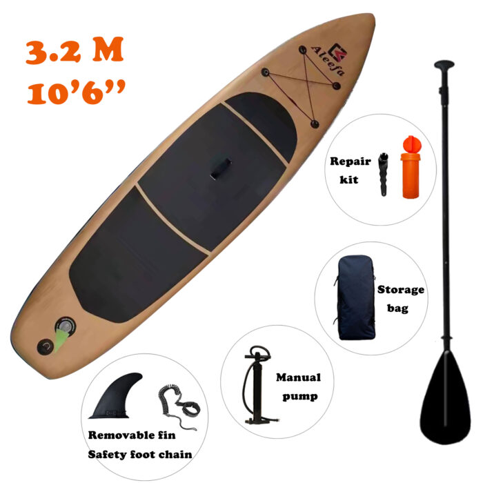 stand up paddle board inflatable Wood Grain 2