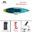 AQUA MARINA 2021 HYPER 3.5m/3.8m Surfing Board Material Reinforce SUP Surfboard Stand Up Paddle Board Water Sports Long Voyage 18