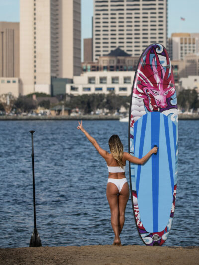 Dragon Pattern Inflatable Stand Up Paddle Board 2