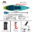 AQUA MARINA 2021 HYPER 3.5m/3.8m Surfing Board Material Reinforce SUP Surfboard Stand Up Paddle Board Water Sports Long Voyage 16