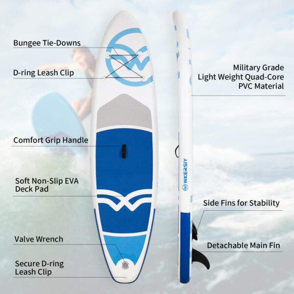 SUP Board Inflatable Surfboard Paddle Board Paddle Kit 2