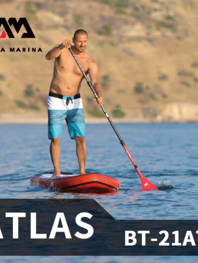AQUA MARINA 3.6m NEW ATLAS Advanced Level Surfing Board Water Stand Up Lightweight Surfboard With Safety Rope Paddle Board 1