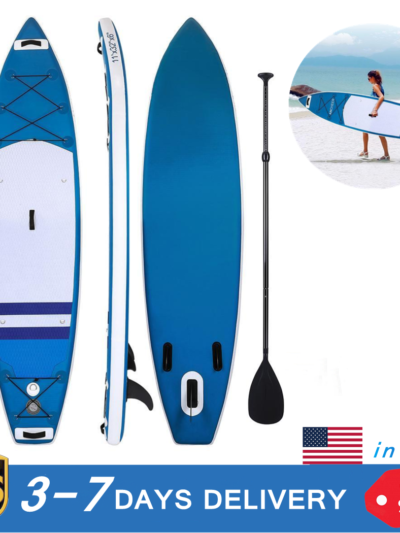 All-purpose Adjustable Paddle Inflatable Double-layer Surf Board STRENGTHENED Inflatable Sup Board Stand Up Paddle Surf Kayak Bo 1