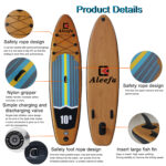 stand up paddle board inflatable Wood Grain