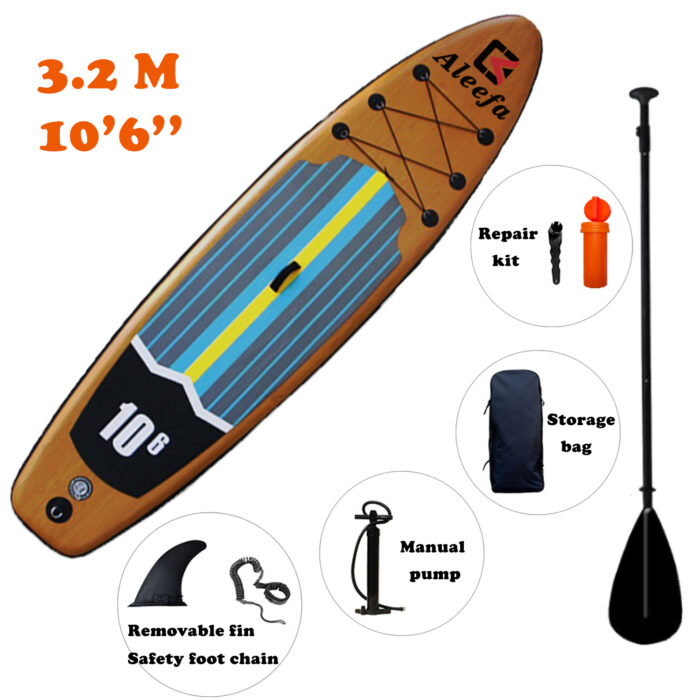 stand up paddle board inflatable Wood Grain 1