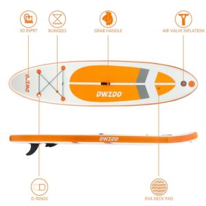 320x81x15cm SUP Stand up Paddle Board Inflatable Surfing Paddle Adult Anti-slip Summer Water Beach with Fin Foot Strap Backpack 2