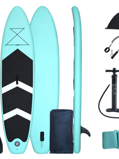 Inflatable Stand Up Paddle Board Surfboard with Accessory Carry Bag Inflatable Board Non-slip Deck Paddle Board 3.2M Sup Board 1