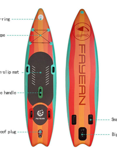 Surfboard Paddle Board SUP Inflatable Floating Board Paddle Board Universal Racing Stand-up Wakeboard Windsurfing Board 2